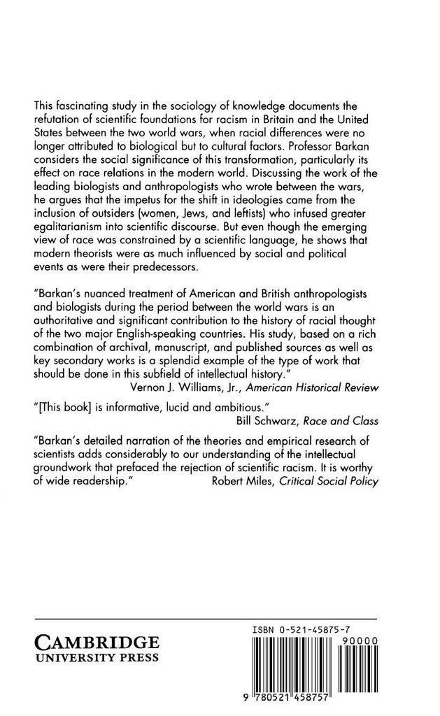 Retreat of Scientific Racism