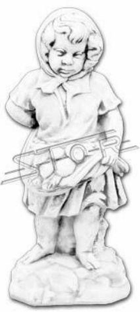 Mädchen 71cm Figur Statue Figuren Skulptur Statuen Garten Dekoration 315 Neu