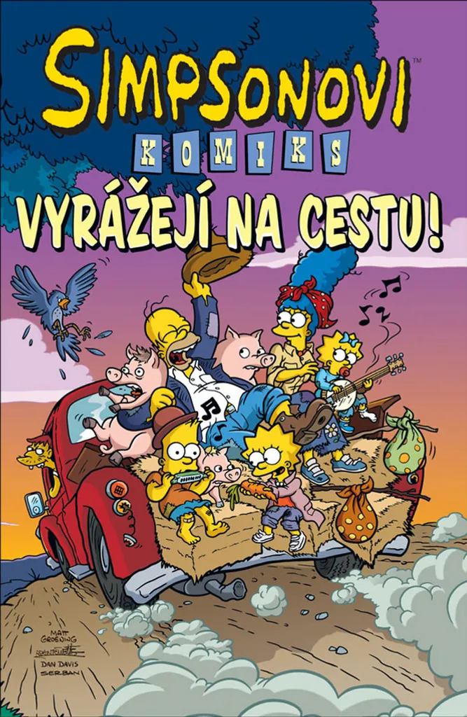 BD Les Simpson pour Collectionneurs Simpsonovi vyrážejí na cestu