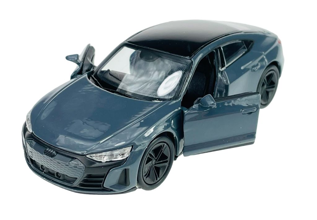 Welly Modellauto AUDI RS E-tron GT Modellauto 12cm aus Metall Modell 82  (Anthrazit), Auto Spielzeugauto WELLY Spielzeug Kinder Geschenk