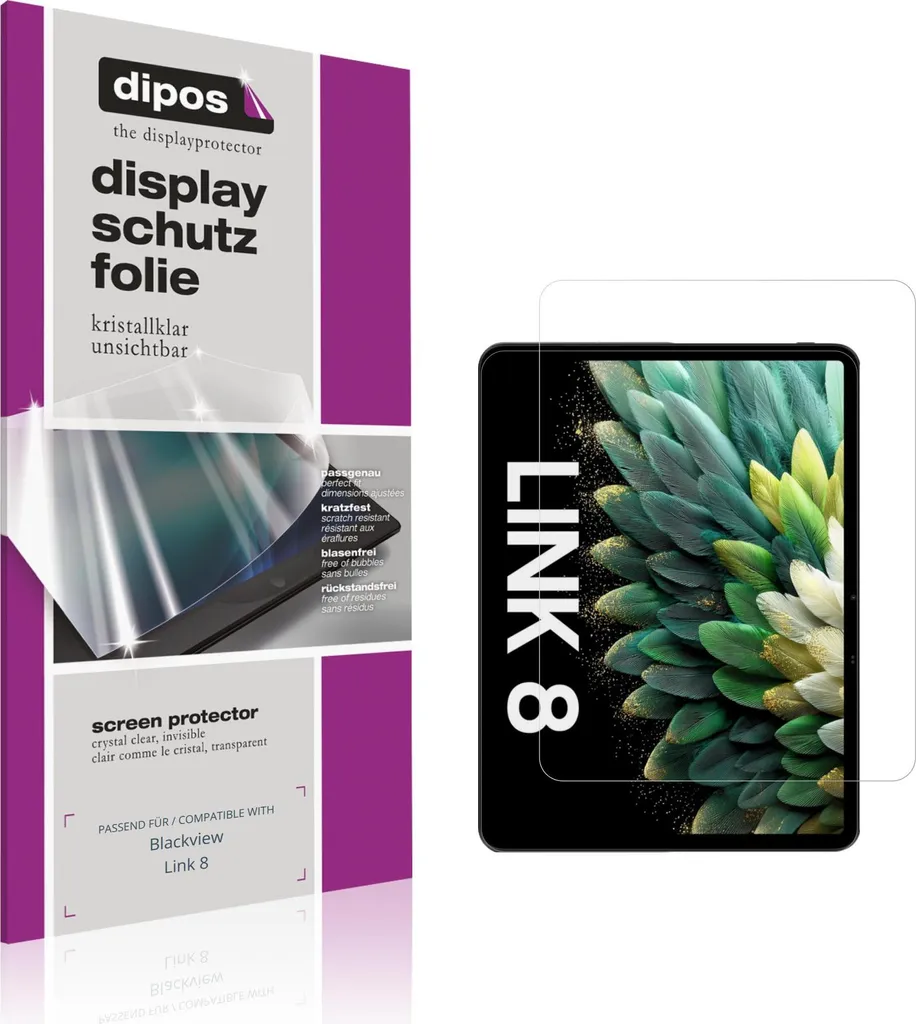 2 films de protection écran Blackview Link 8 anti-rayures et ultra-clair