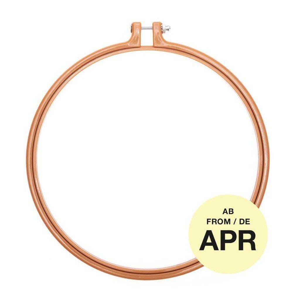 Stickerei-Ring - Senf - ø 22,8 cm
