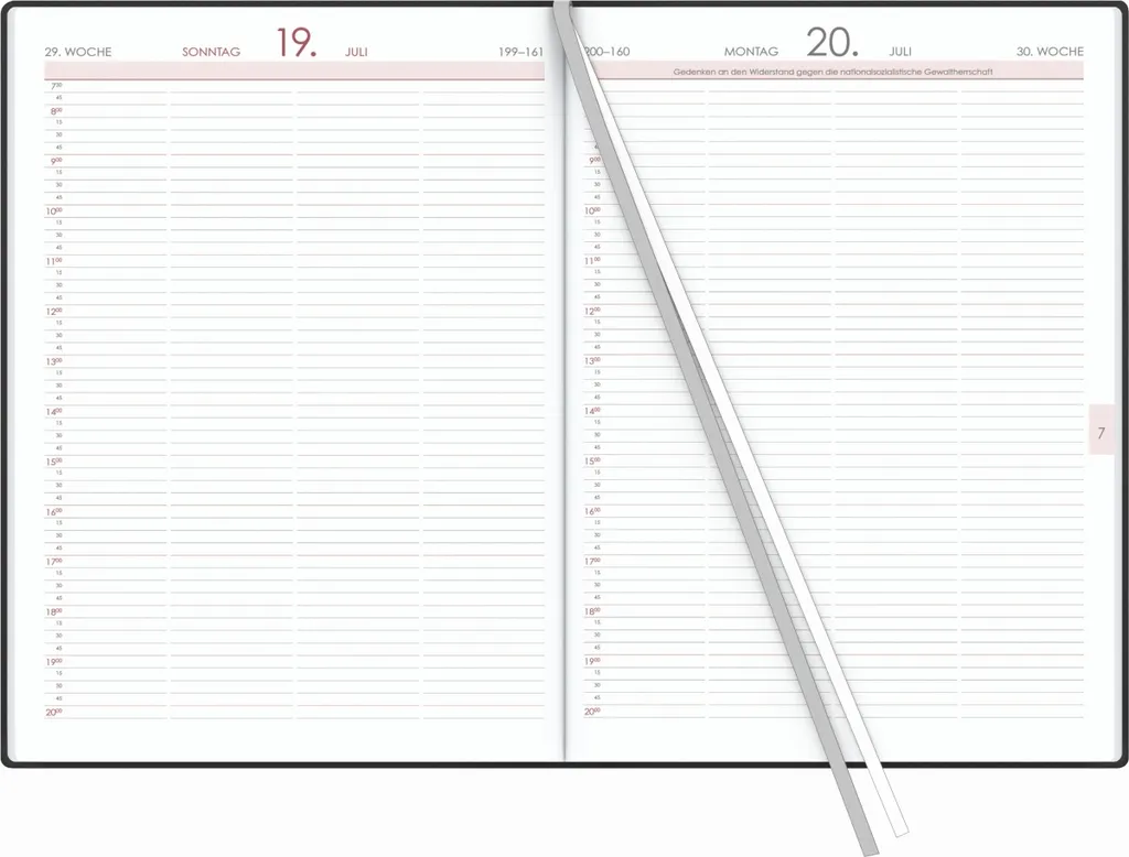 Agenda Professionnel Buchkalender 416S pour Planifier vos Rendez-vous