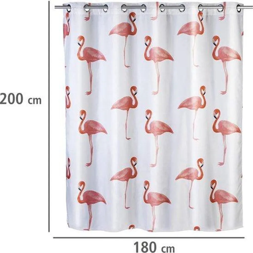 Rideau de douche pour baignoire 180 x 200 cm Comfort Flex imperméable