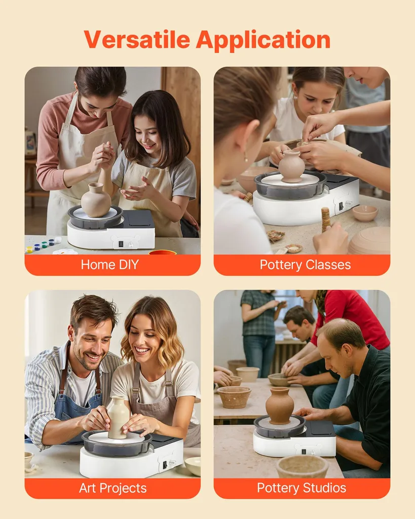 Tour électrique de poterie pour cours de DIY et initiation à la céramique - 5
