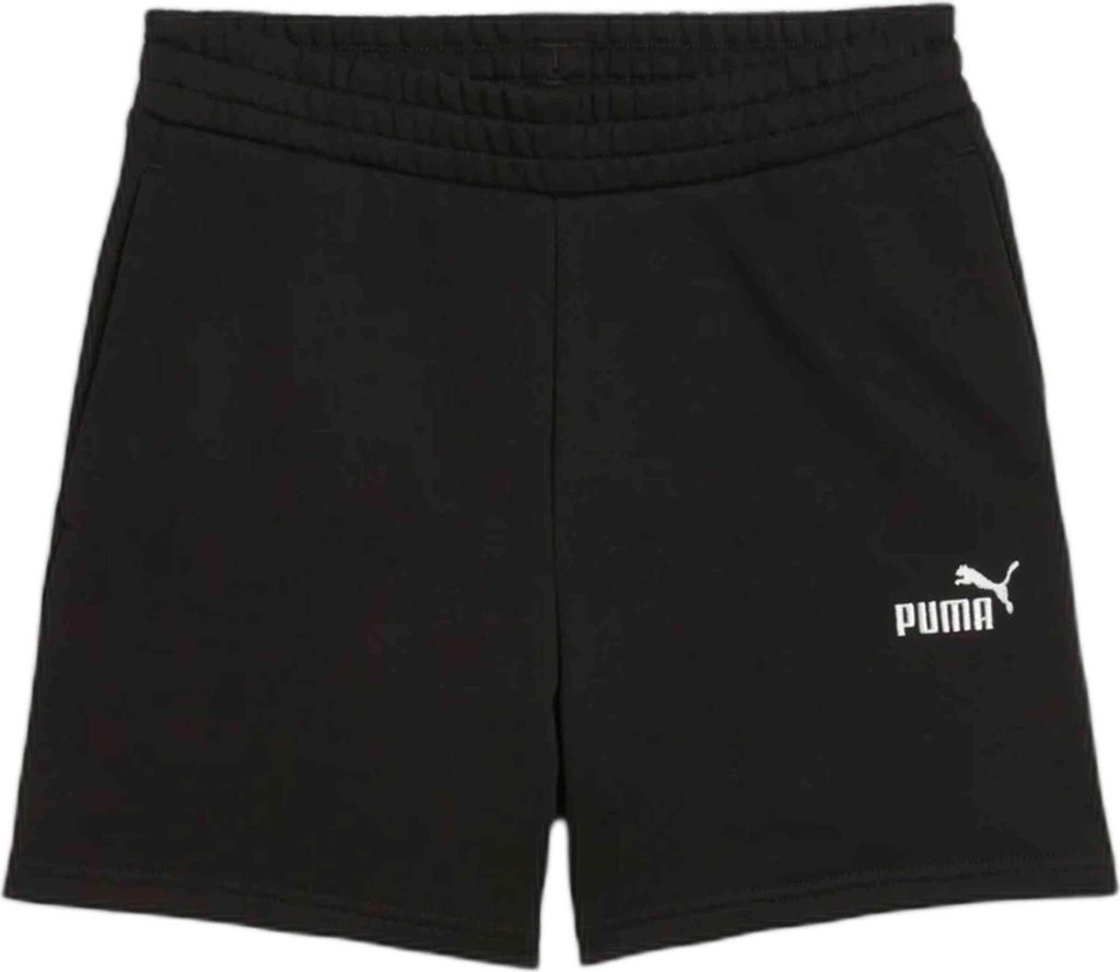 Puma ESS Small No 1 Logo 5 High-Waist Shorts TR - PUMA Black, Größe:S