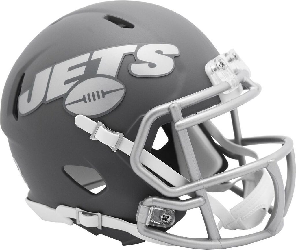 Riddell Speed Mini Football Helm - SLATE New York Jets