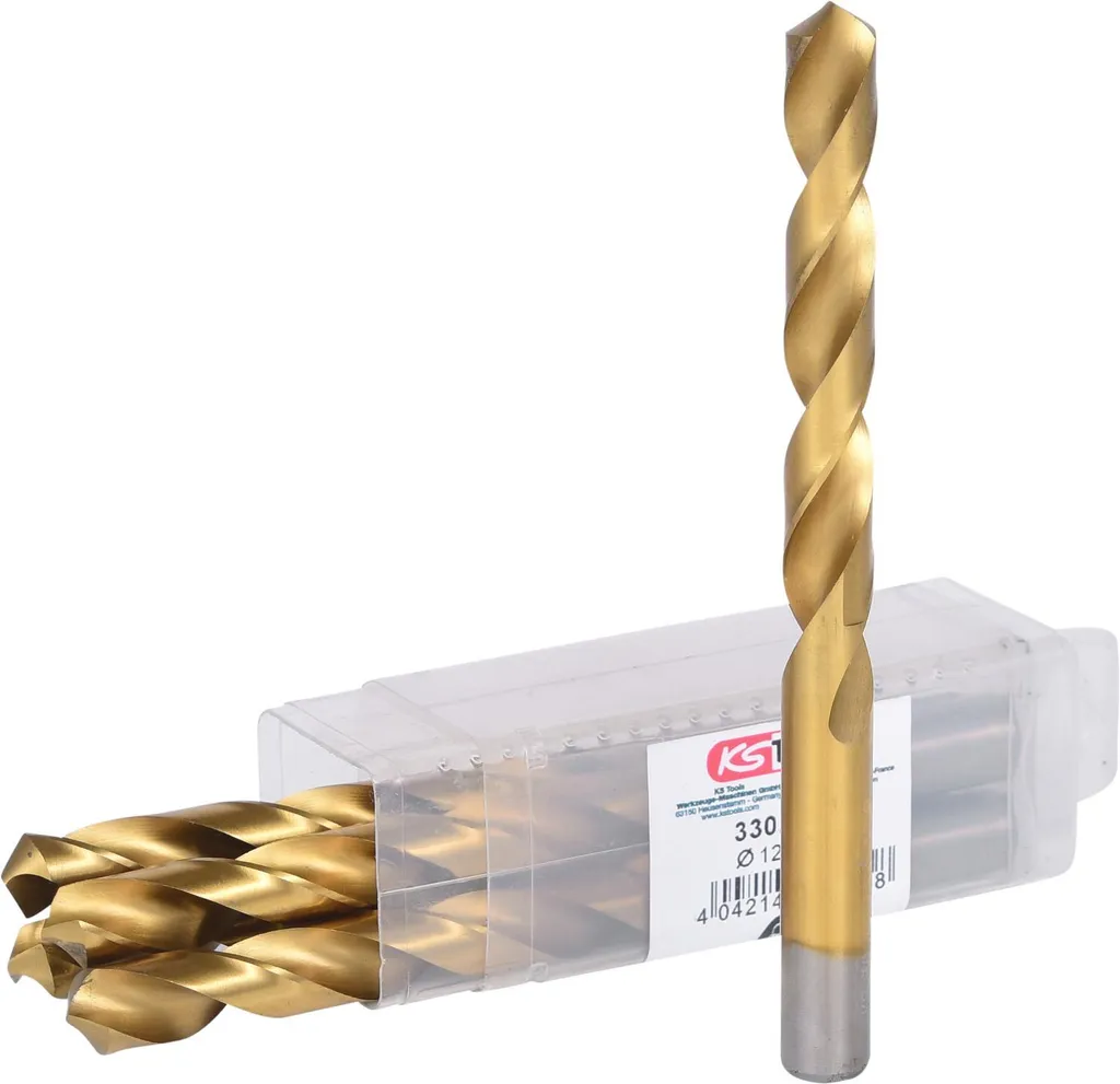 KS TOOLS Punta HSS TiN, 12,5 mm, confezione da 5 ( 330.4125 )