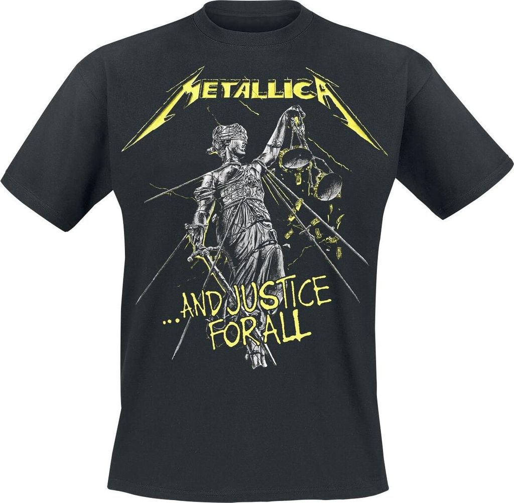 Metallica T-Shirt Herren ...And Justice For All - Tracklist Produktbild 