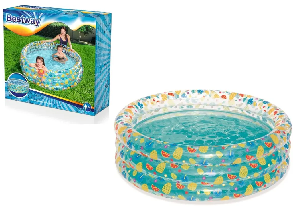 Piscina Gonfiabile Sea Life Bestway 51048 | 170x53cm per Famiglie - 13