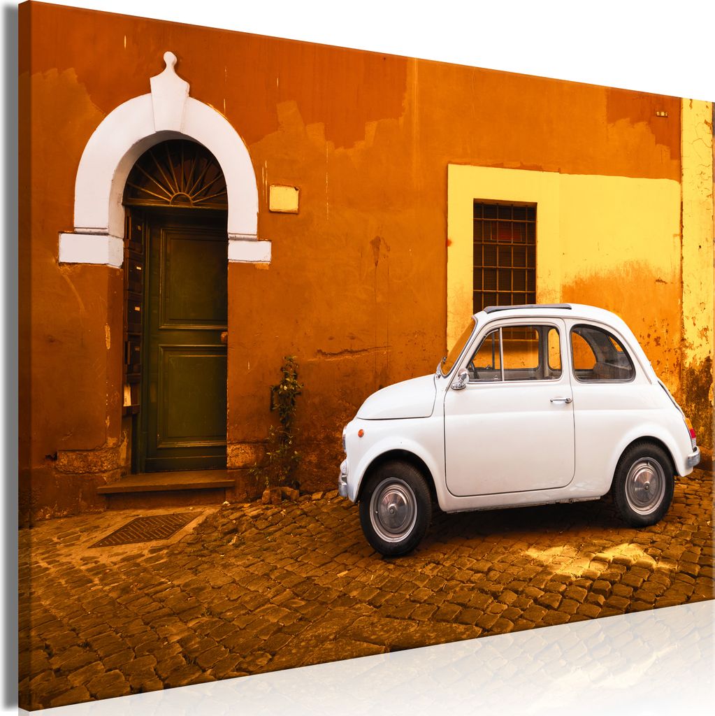 Vlies Leinwandbild - Italian Street (1 Part) Wide 30x20 cm Städte d-B-0301-b-a
