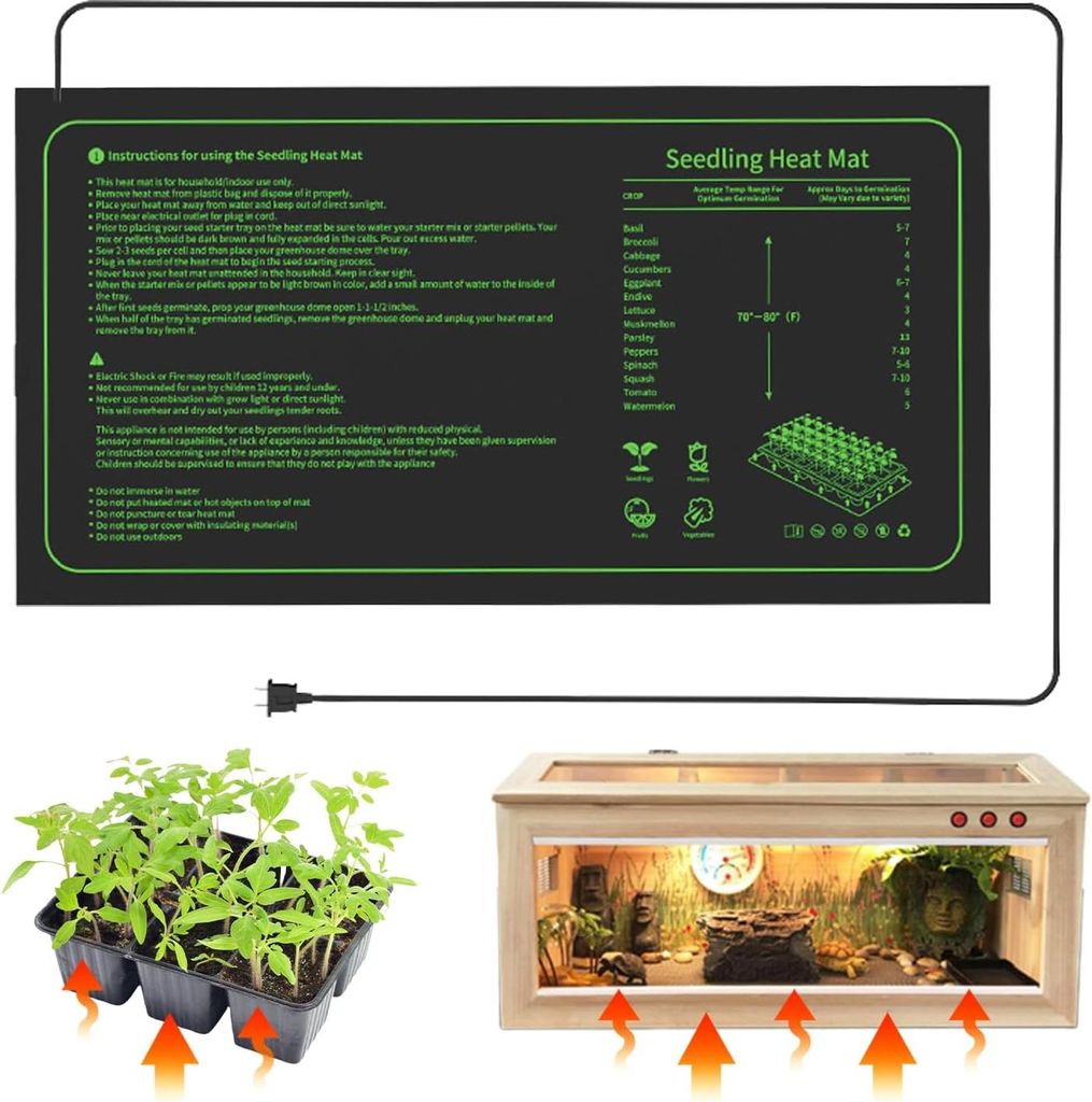Heizmatte, Wärmematte für Sämling Germination und Haustier, Produktbild 