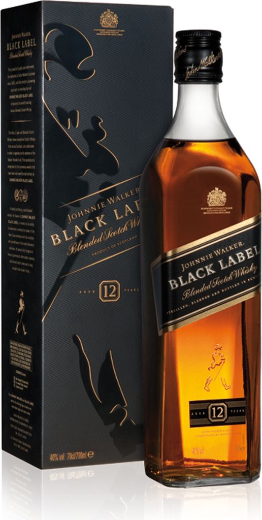Johnnie Walker Black Label Blended Scotch Whisky 12 anni Immagine del prodotto 