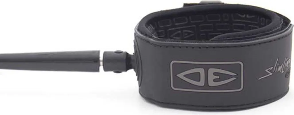 Ocean&Earth Surf Leash ONE XT Slim Line Pro 5'0'' Noir pour Surf