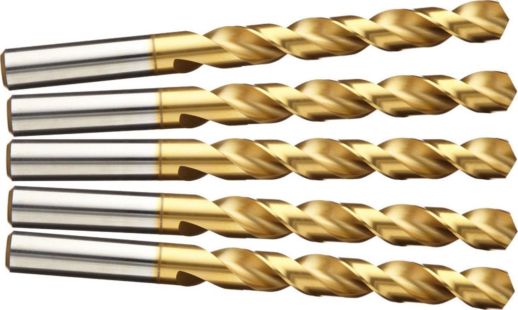 10 HSS TiN Metallbohrer Ø 7,5 mm Titan nitriert Zentrierbohrer Bohrer bohren