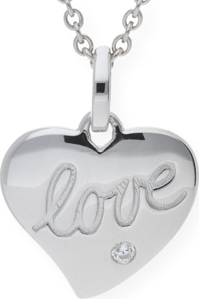 JuwelmaLux Anhänger 925 Silber Herz "LOVE" JL20-02-0115