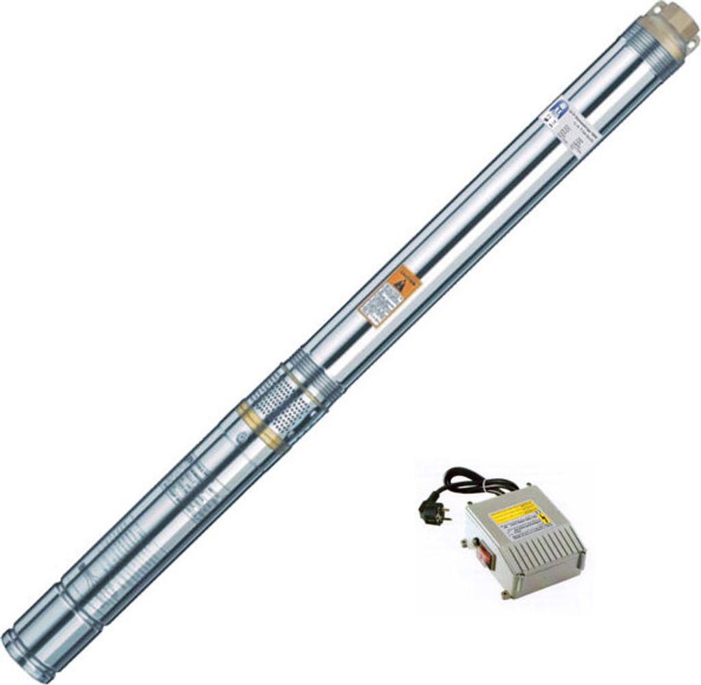 Agora-Tec 3 Zoll Brunnenpumpe Tiefbrunnenpumpe 550W 30m Kabel