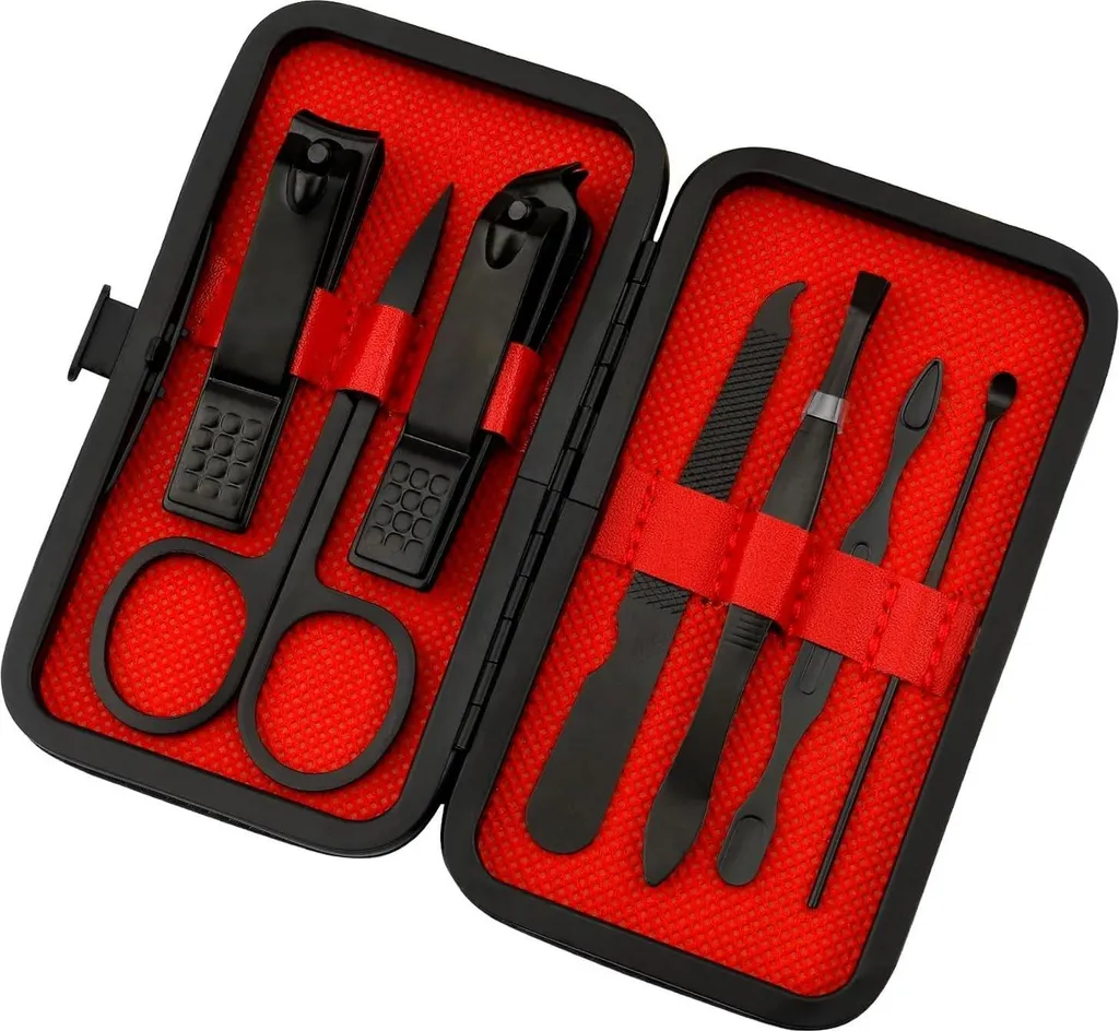Set Regalo Manicure Acciaio Inox: Kit Unghie Professionale Lusso