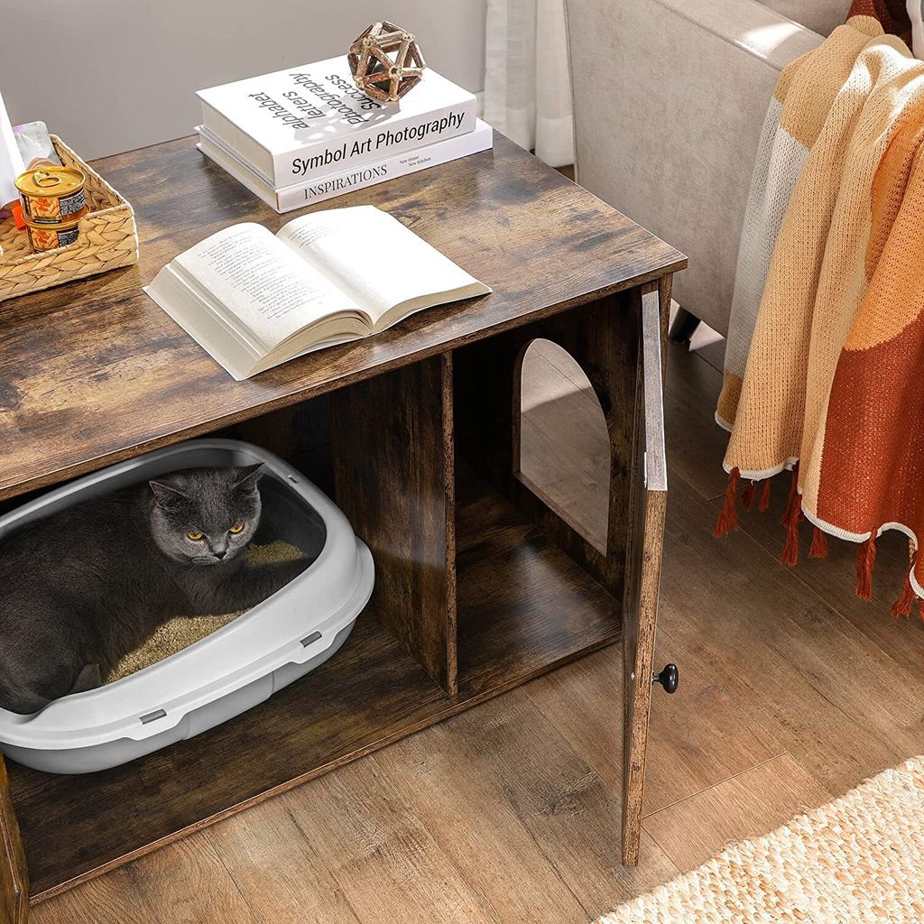 FEANDREA Katzentoilette,80x53x49,2cm,mit herausnehmbarem Produktbild 8