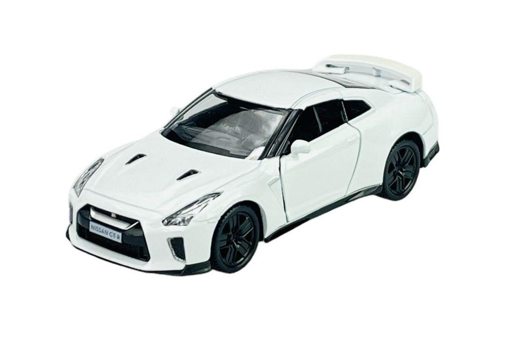 Modello in scala 1:32, RMZ Nissan GT-R (R35), bianco Immagine del prodotto 