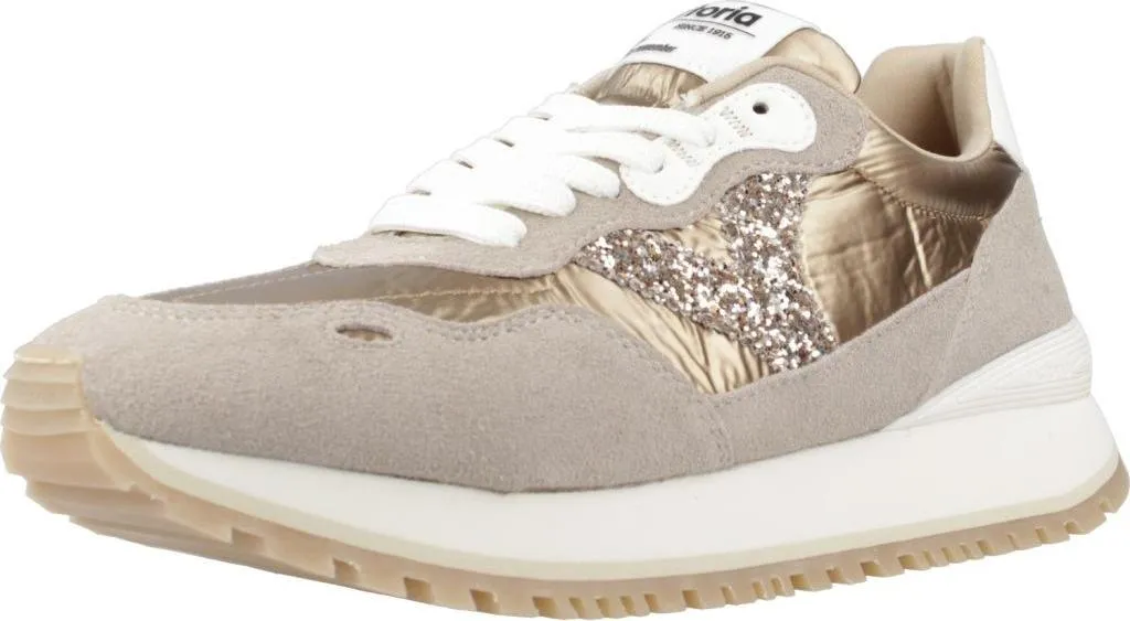 Tennis Victoria Dorées 10223 pour Femme : Chaussures Mode en Pointure 36