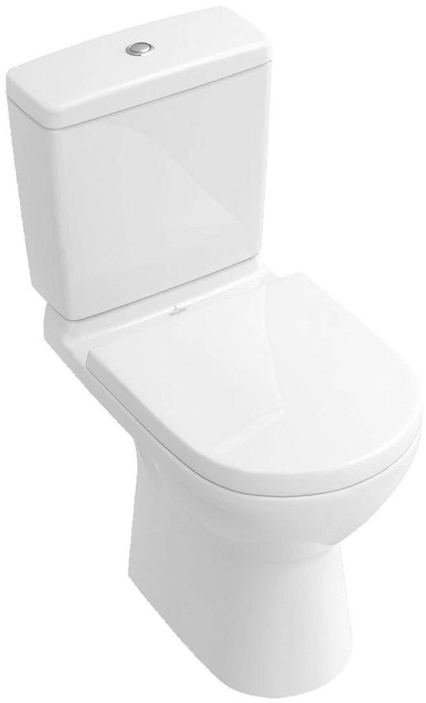 Villeroy & Boch O.Novo Duobloccombombinatie mit Sitz Weiß Produktbild 