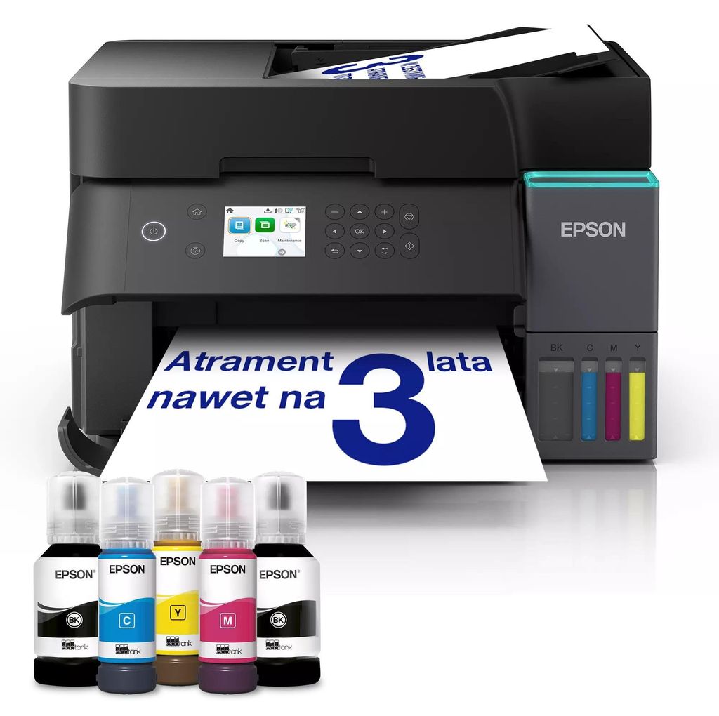 Epson EcoTank L6370, Farebná tlač, 4800 x 1200 DPI, A4, Obrázok produktu 