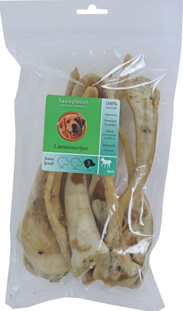 Natural Snack Lammschwanz 250g im Beutel - Gebr de boon