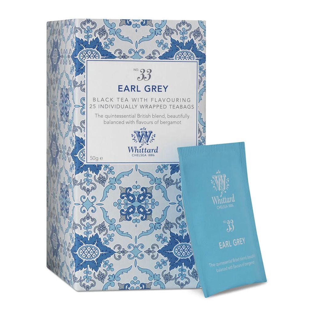 Schwarzer Tee Whittard of Chelsea Earl Grey, 25 Stk.