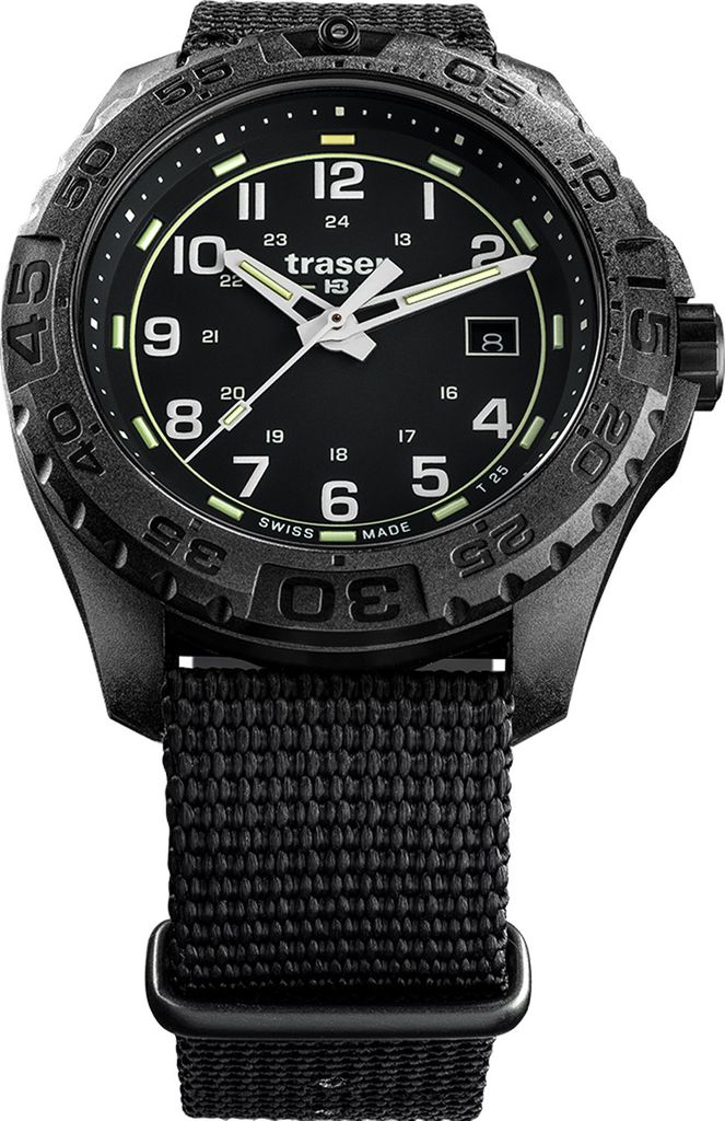 Traser H3 108673 P96 OdP Evolution black Herrenuhr 44mm 20ATM
