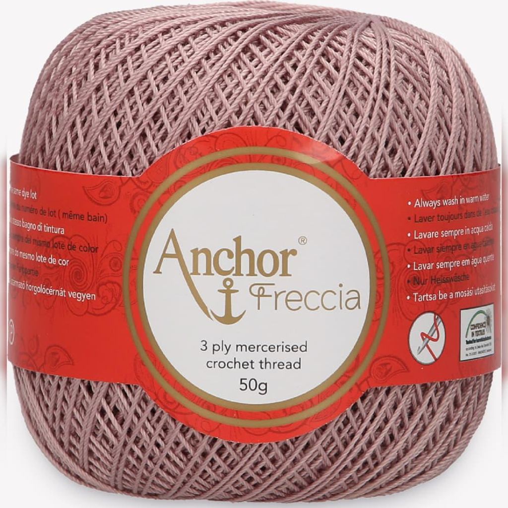 Anchor Freccia 12 – Feines Baumwollgarn für filigranes Häkeln (Color 00653)