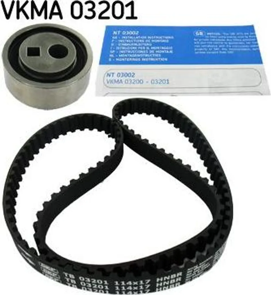Kit distribution SKF avec courroie crantée pour Peugeot 205 et 306 HDi