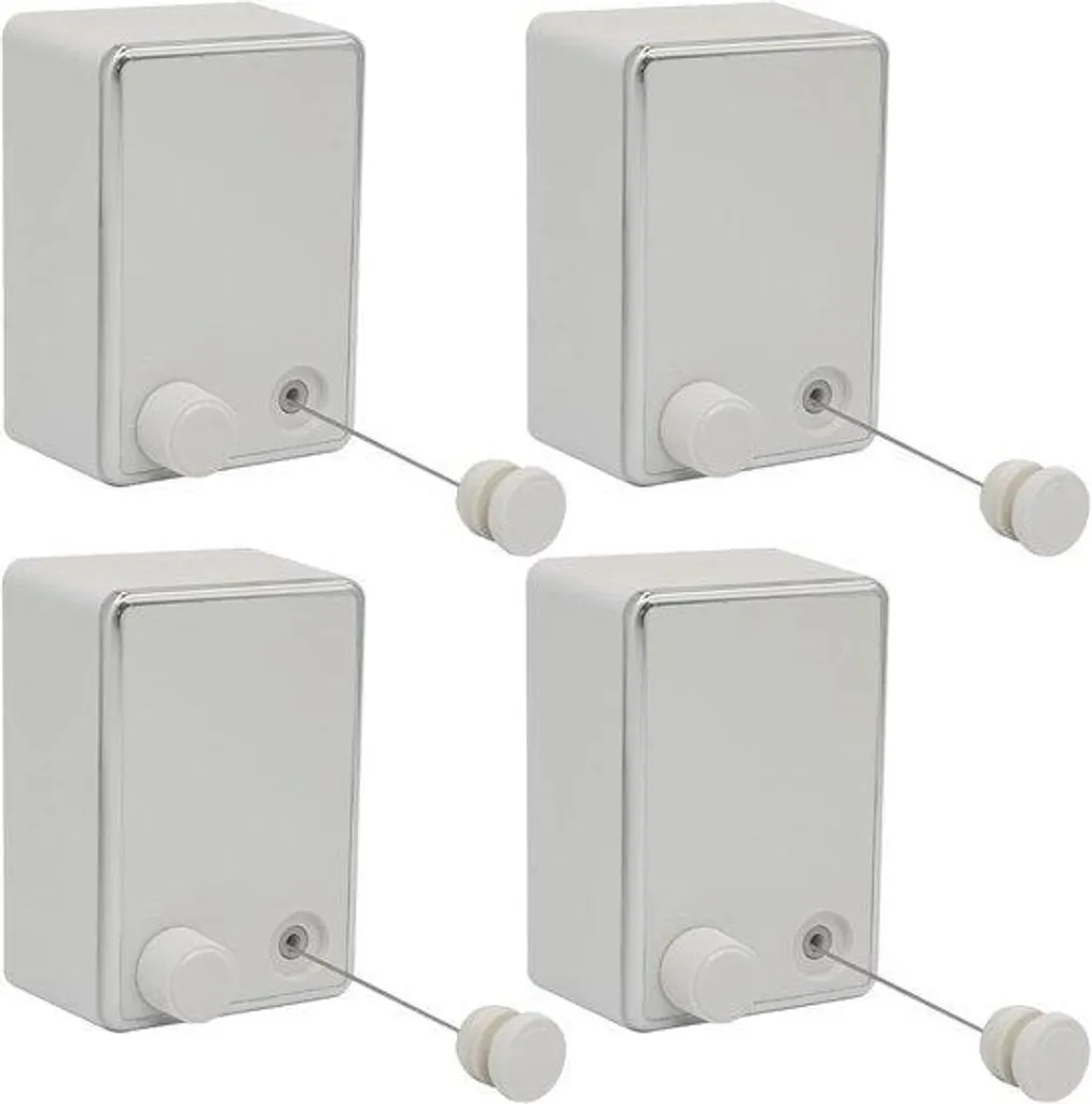 Lot de 4 filets à linge blancs haute résistance pour machine à laver