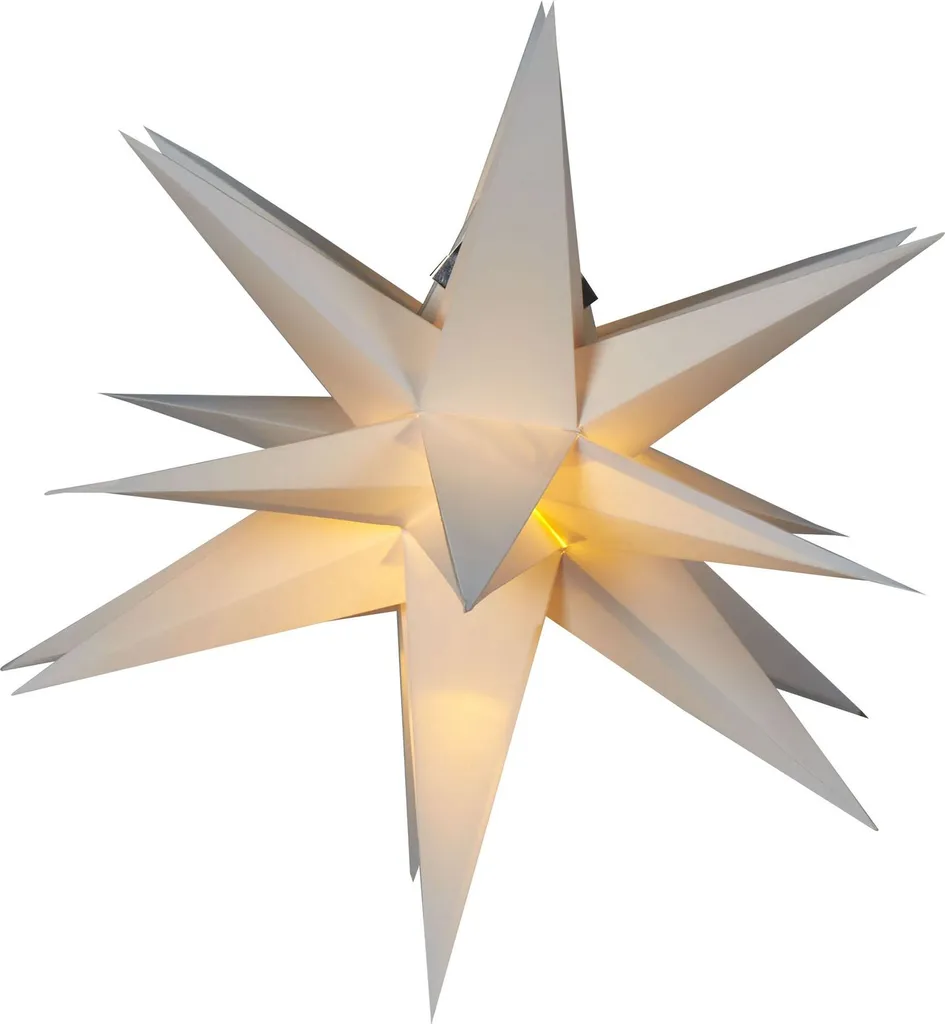 Étoile LED Broken White Bhagirathi : Éclairage Doux et Design Lumarko