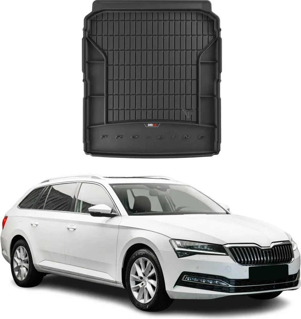 Vasca Baule Skoda Superb Wagon 2015-2025 - Protezione Gomma OMAC