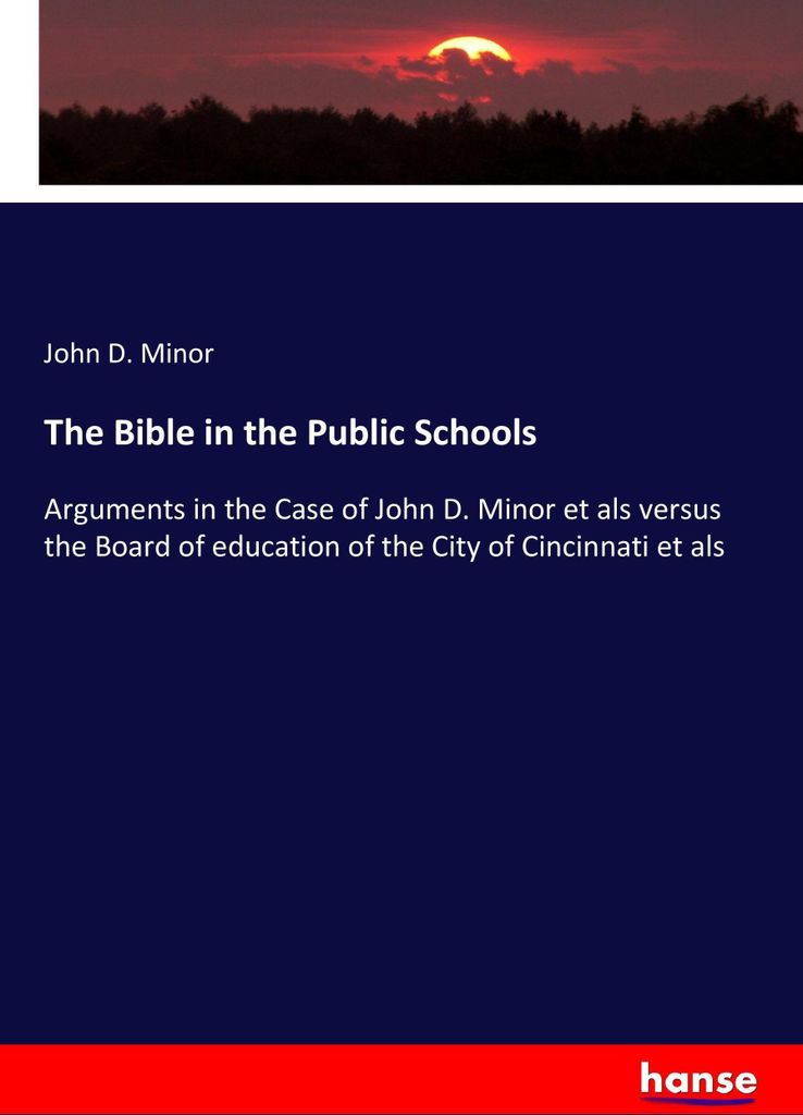 The Bible in the Public Schools