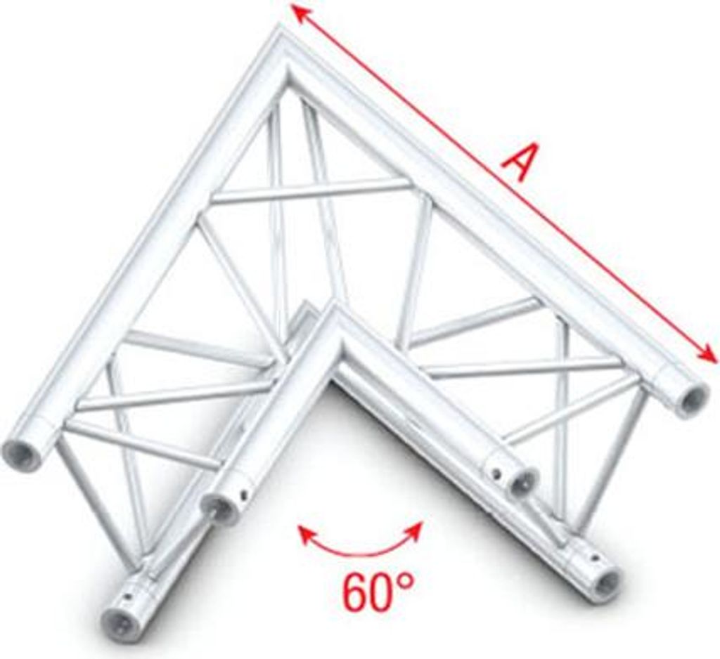 Milos Deco-22 Triangle Truss - Corner ACM20 - 60° corner