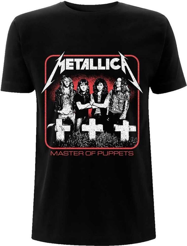 Metallica - "Master Of Puppets" T-Shirt für Herren/Damen Uni RO4060 (XL) (Schwarz)