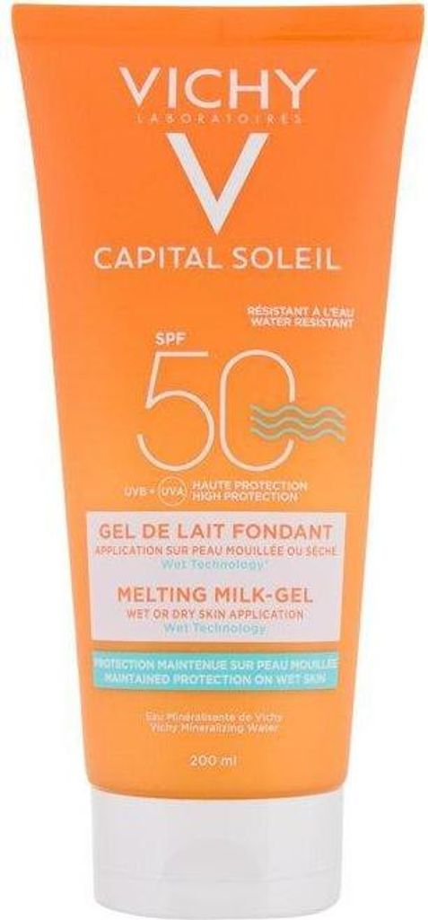Vichy Capital Soleil Latte Gel Ultrafondente SPF50 200 ml Immagine del prodotto 
