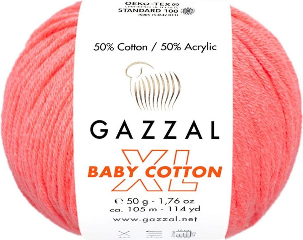 Gazzal Baby Bavlna XL Wool: měkká, vysoce kvalitní vlna, Obrázek produktu 
