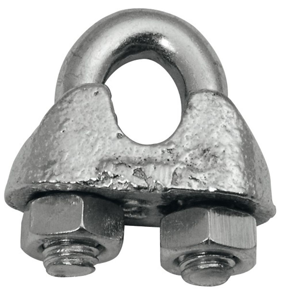 Reyher Drahtseilklemmen DIN 741 St. 3 mm/M 4 1/8 Zn (100 Stück)