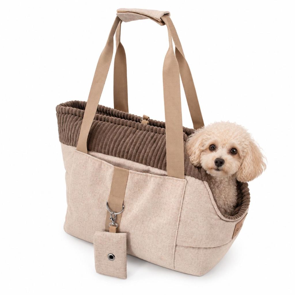 BoutiqueZOO Hundetragetasche S bis 5 kg gepolstert Produktbild 