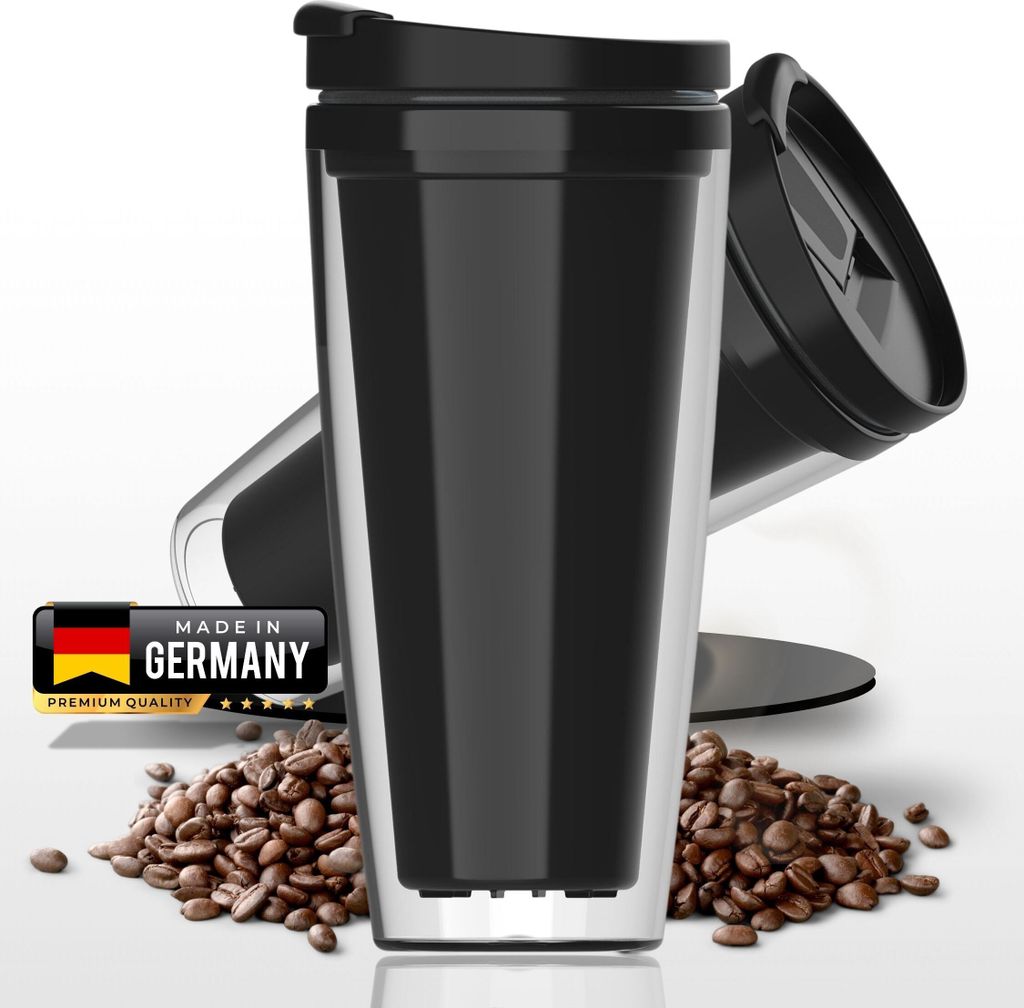 Tasse à café to go - Tasse thermique anti-fuite 350ml pour Image du produit 