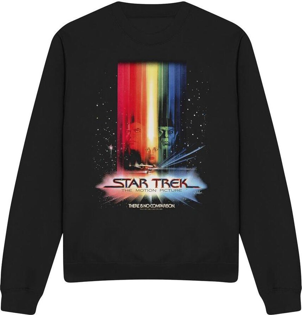 Star Trek - "Motion Picture" Sweatshirt für Herren/Damen Uni TV12245 (M) (Schwarz)