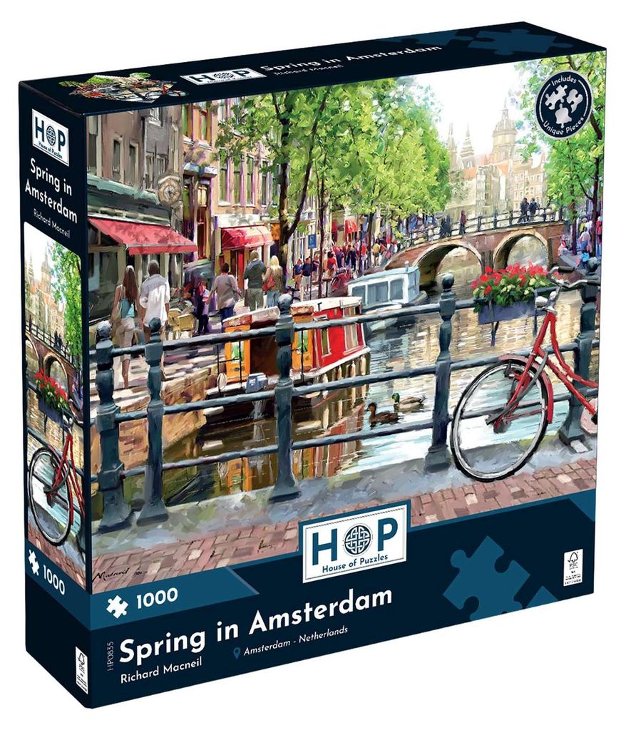 Frühling in Amsterdam – 1000-Teile-Puzzle