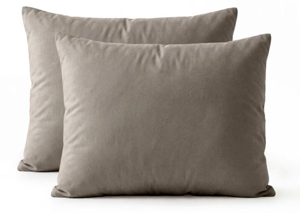 Primaviera Deluxe Lazy Kussensloop Percale 2Pack Taupe Productafbeelding 