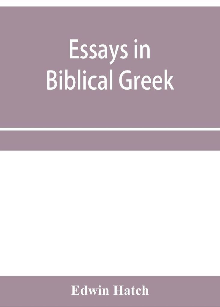 Essays in Biblical Greek