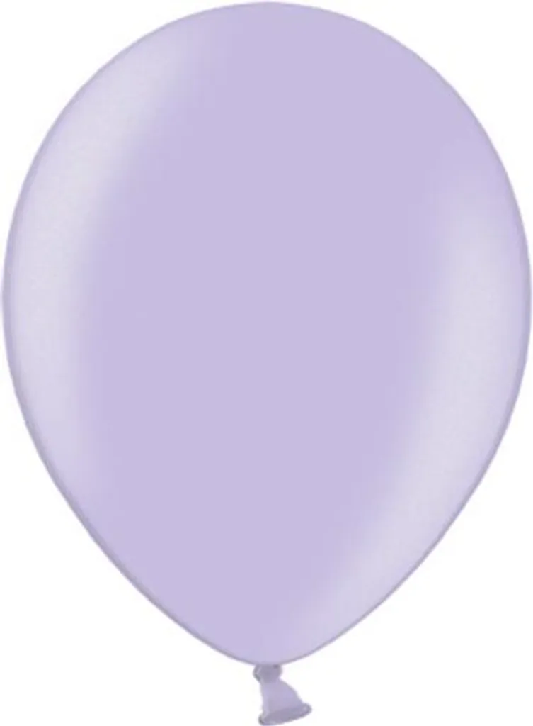 Ballons 27cm lavande métallique - Lot de 100 pièces pour décoration fête