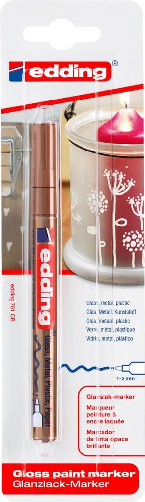 edding 751 Glanzlackmarker kupfer (Blister) Produktbild 