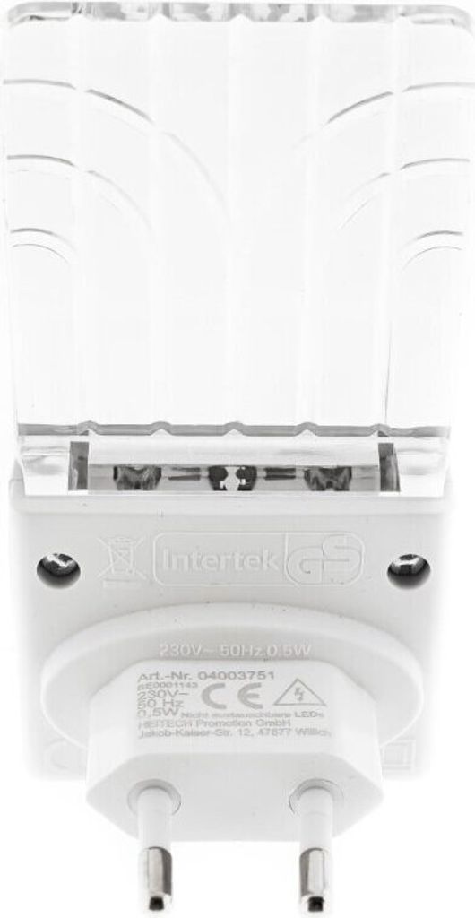 Luce Notturna LED A Sensore Di Movimento Forever - Lampada Da Comodino E Corridoio - Fissa A Parete Con 3 AAA - 3